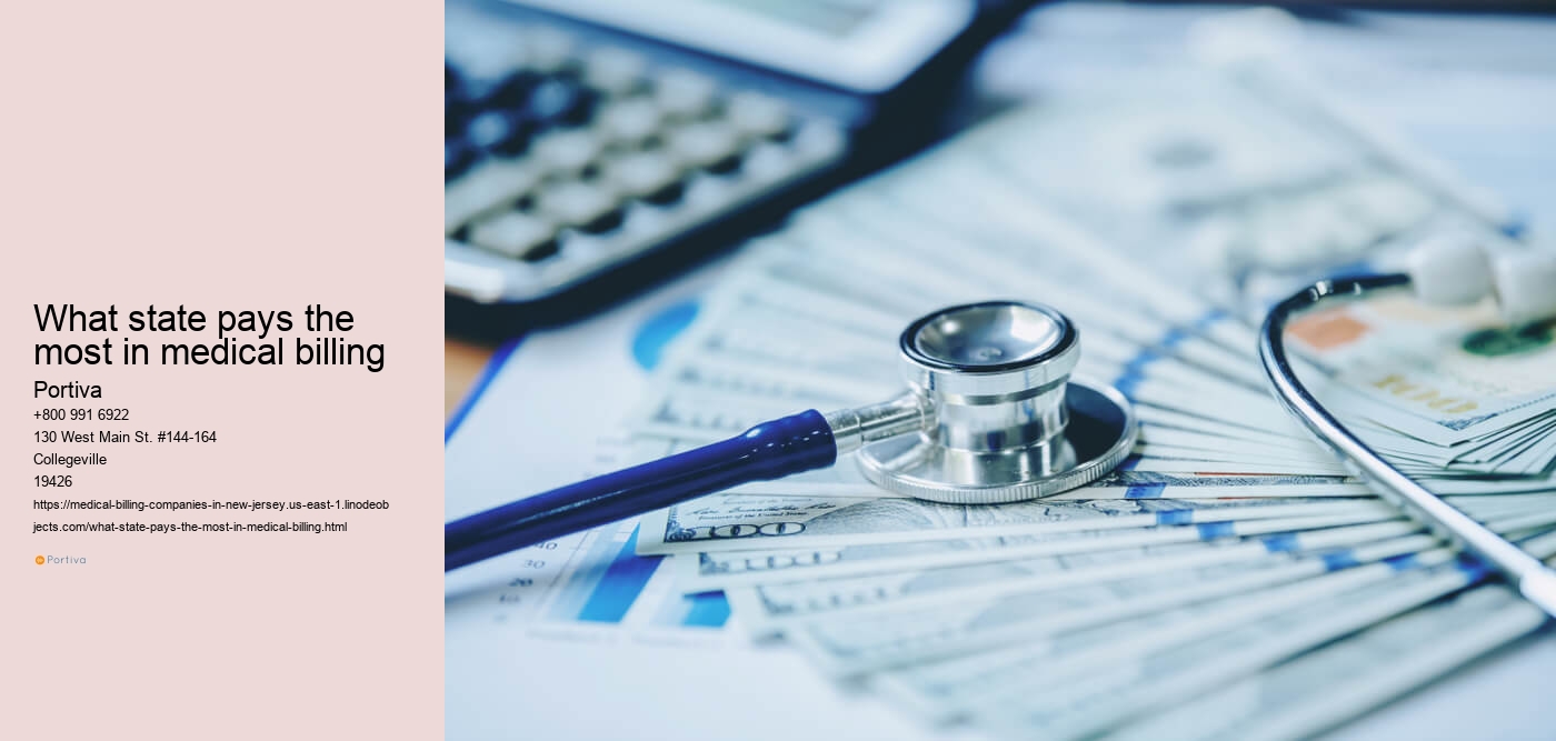 What state pays the most in medical billing